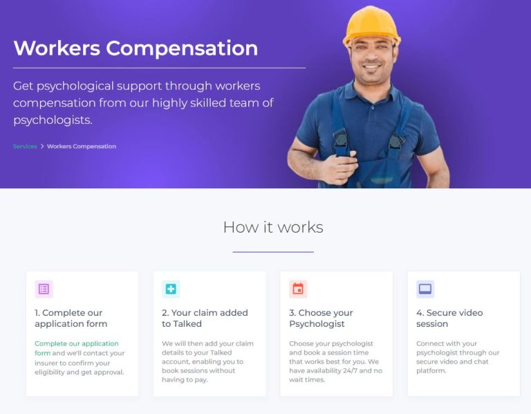 How to Get Workers Compensation Psychology Support - Online Psychology